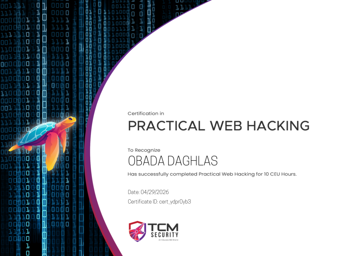 Practical Web Hacking Certificate